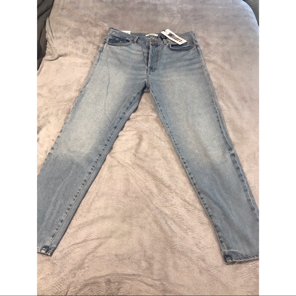 High waisted mom jeans